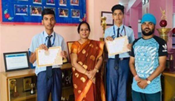Harsh Sharma, Dev Kumawat, Rohan Kumar, Shreyansh - Ryan International School, Jaipur