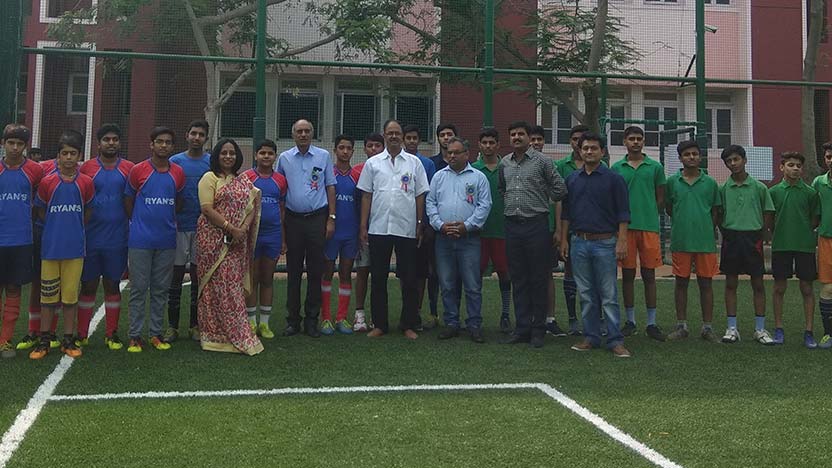 A GRAND OPENING OF FOOTBALL AND BADMINTON ACADEMY - Ryan International School, Jaipur