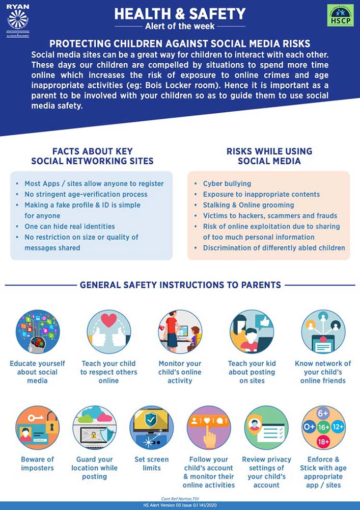 Protecting Children against Social Media Risk - Ryan International School, Sector 39