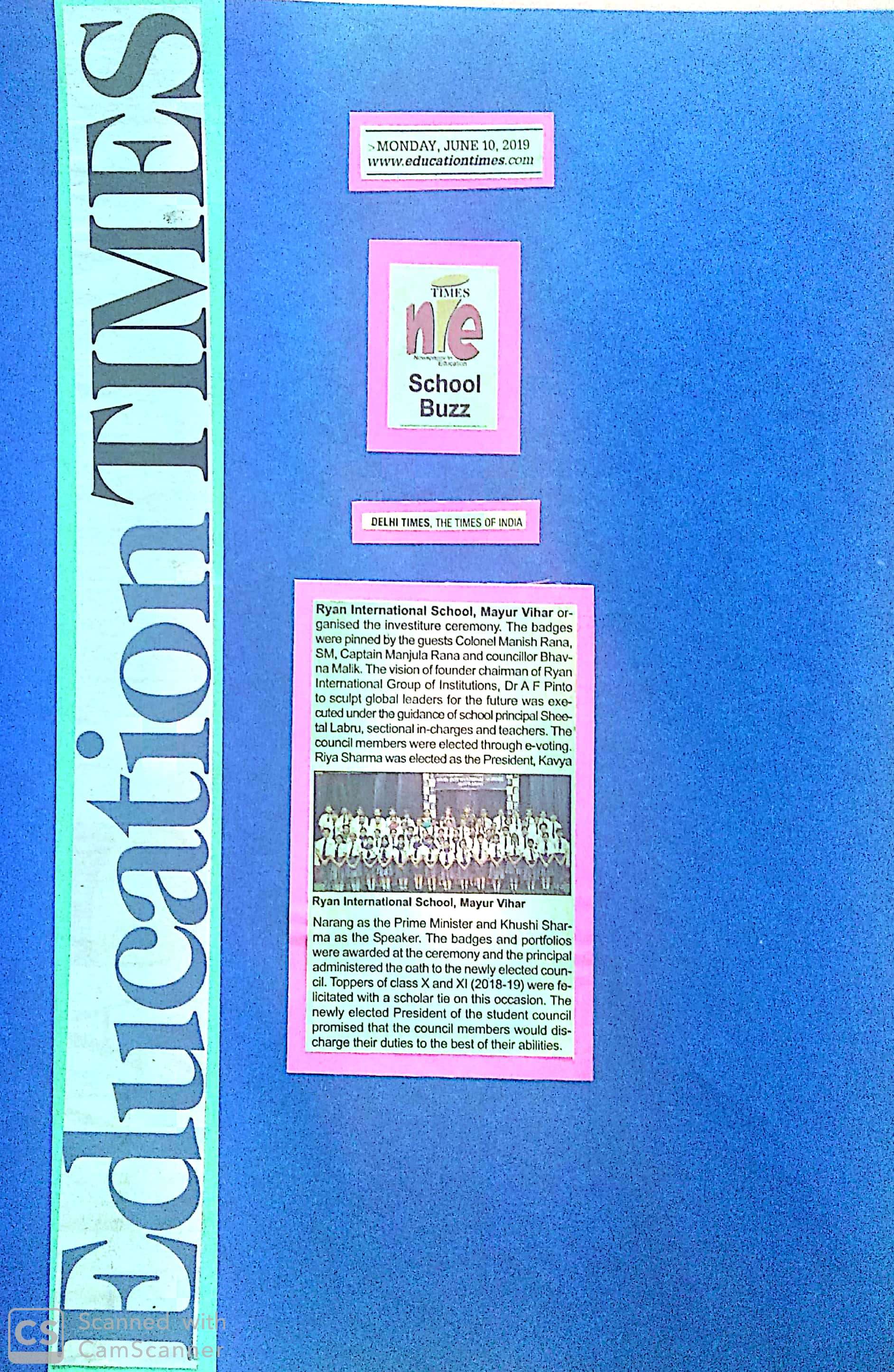 Investiture ceremony - Times Of India