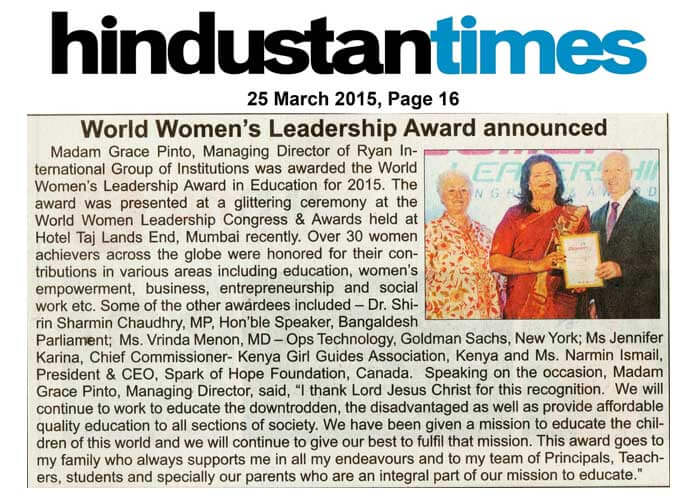 Article in Hindustan Times